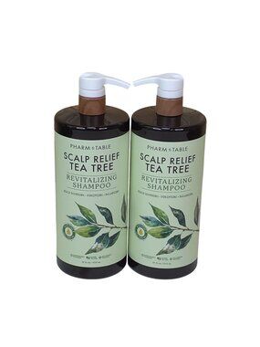 Pharm To Table Scalp Relief Tea Tree Revitalizing Shampoo 33 oz Made In The USA
